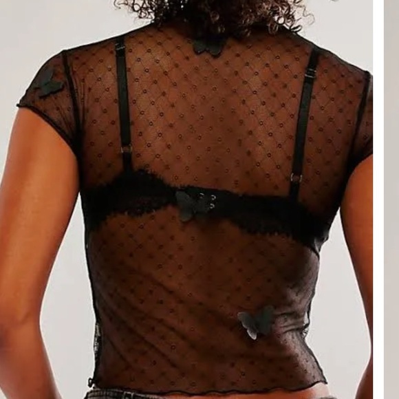 Free People flutter by tee NWT size M - Picture 5 of 6